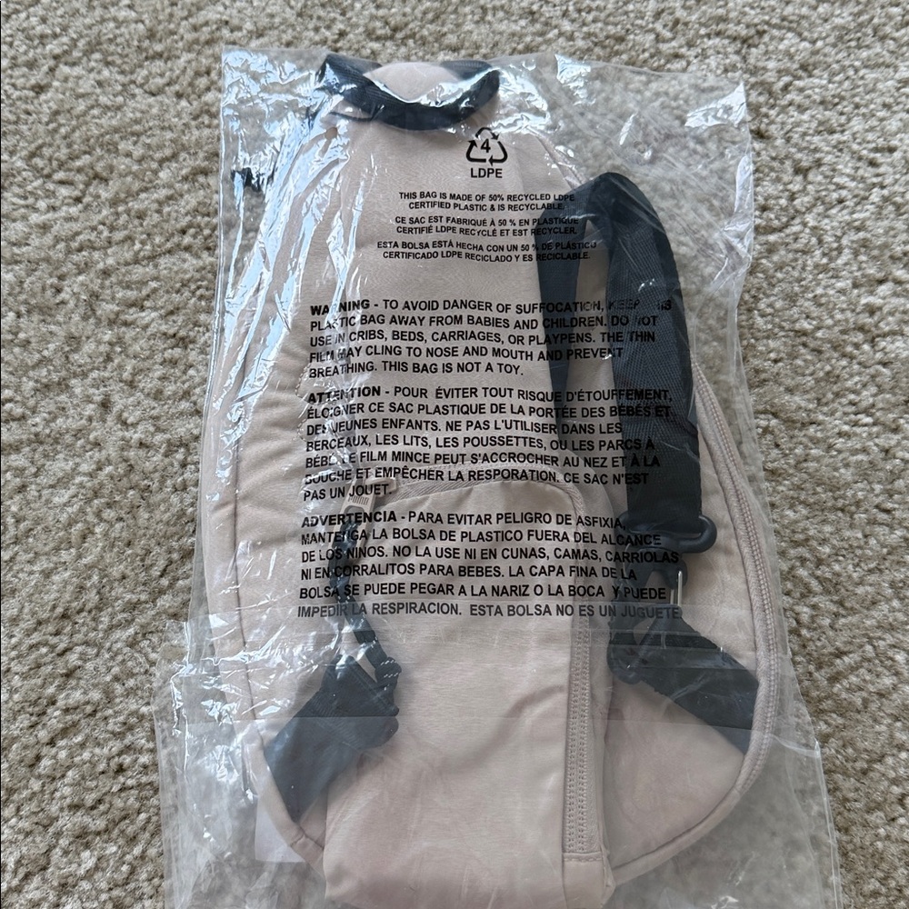 NWT! Puma Cream Sling Backpack (Beige) - Picture 3 of 8